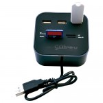 Combo Flash kaartlezer + HUB USB2.0
