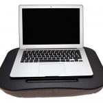 Knietafel voor laptop met penhouder