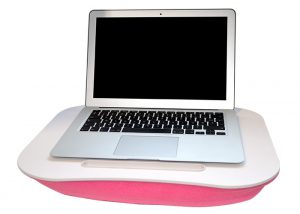 Knietafel voor laptop met penhouder