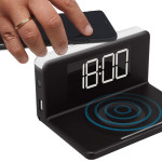 LED digital clock with fast wireless charge function