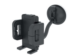 Universal flexible windshield mount