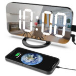 Digital Alarm Clock Mirror LED - Image 2